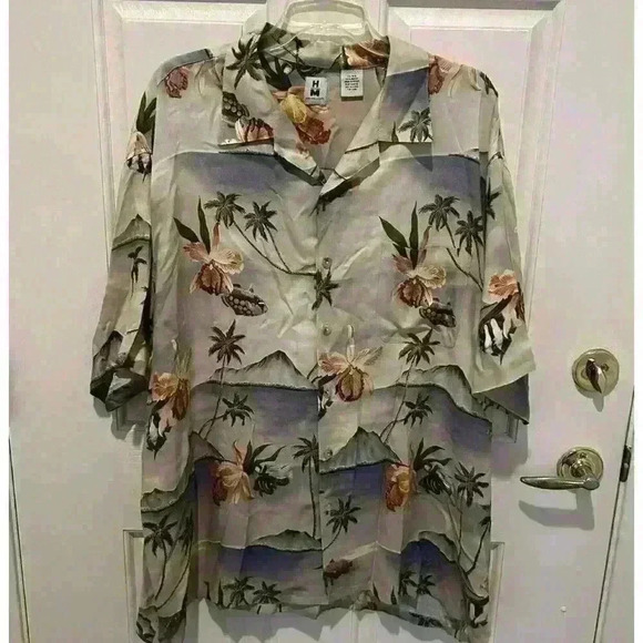 Mens High And & Mighty Hawaiian Shirt 2X - Picture 1 of 3
